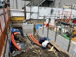 令和6年7月　新宿2丁目　集合住宅用HH設置工事