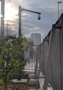 令和8年3月　国会議事堂　防犯カメラ柱設置工事